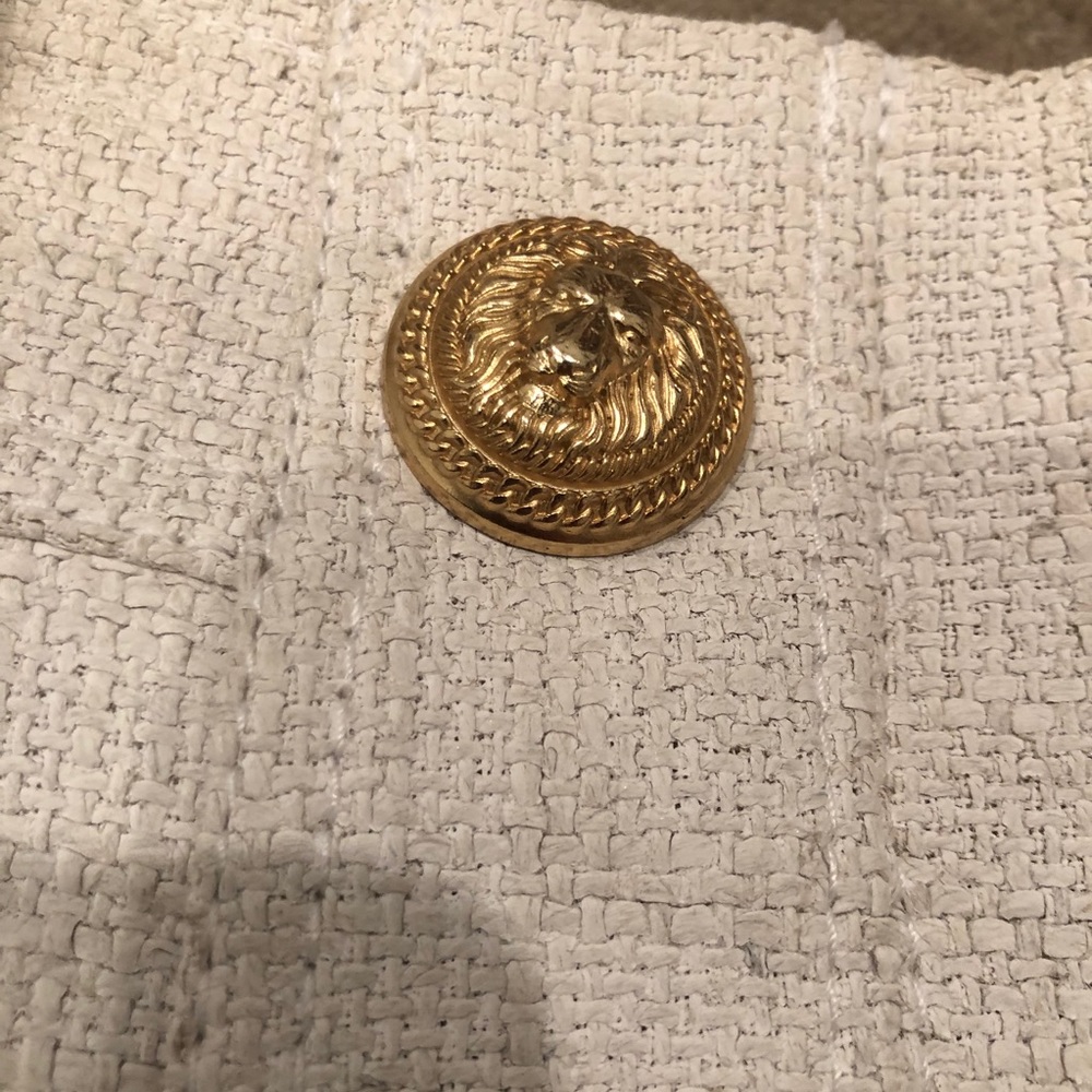 NWOT Balmain Button Front Mini Skirt - Picture 8 of 14